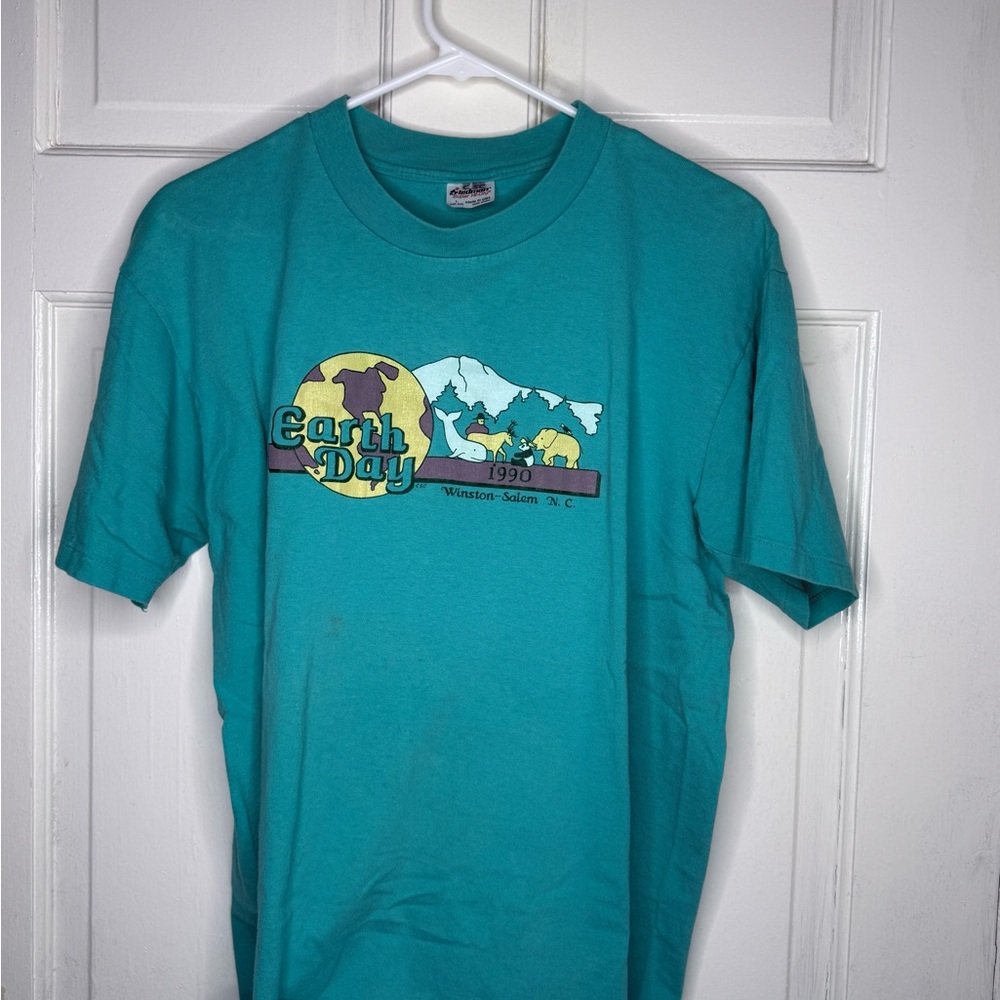 Teal Crew Neck T-Shirt